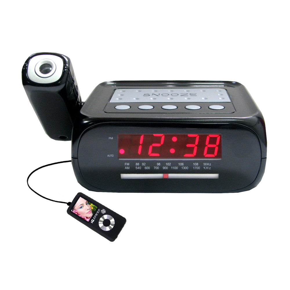 zwanger begin in de tussentijd Digital Projection Alarm Clock with AM/FM Radio & AUX Input – Supersonic Inc