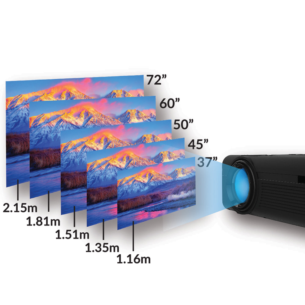 SuperSonic SC-80P HD Video Projector with Built-in hot Speakers Home Entertainment